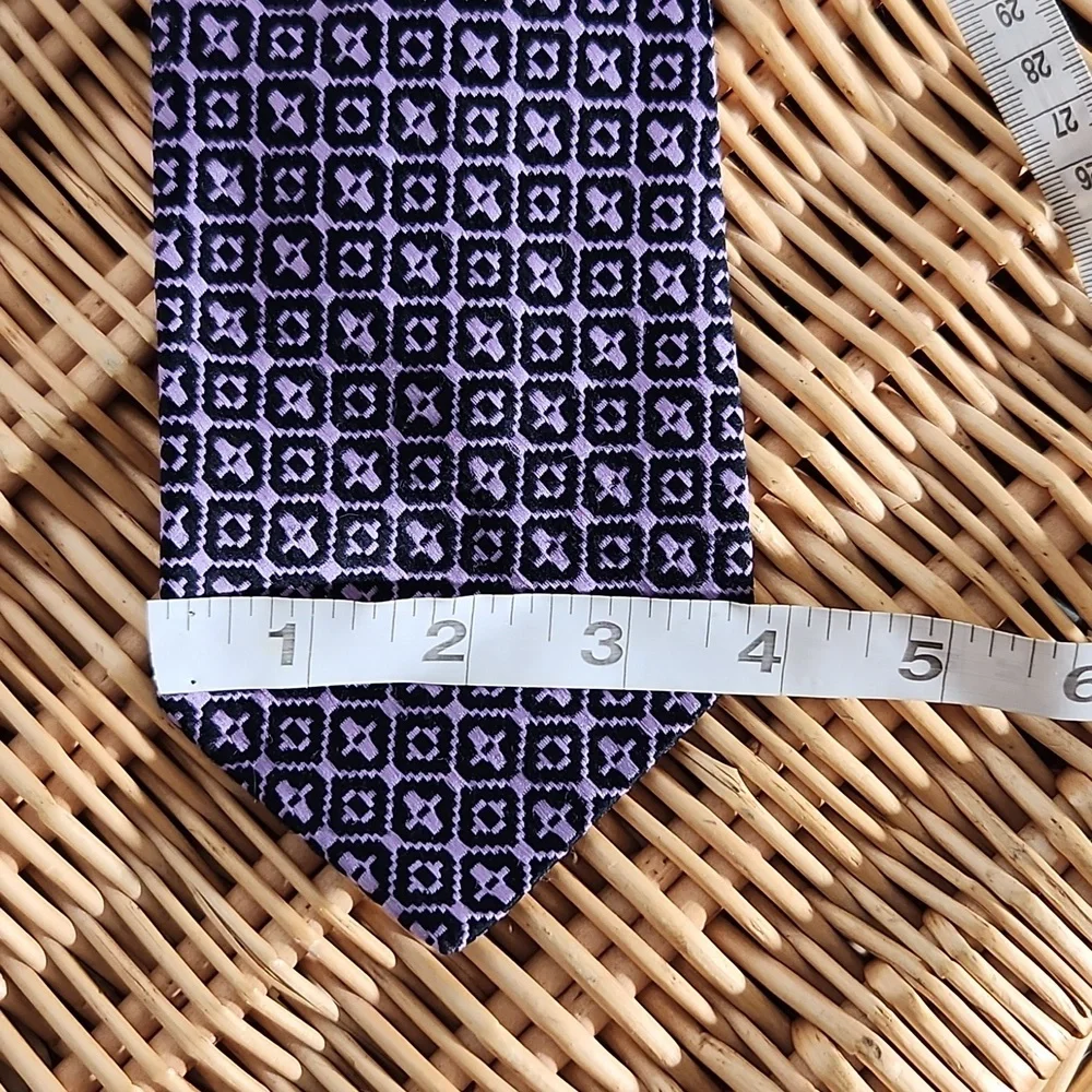 Vintage TOWN CRAFT Snapper Childs Tie Purple 17